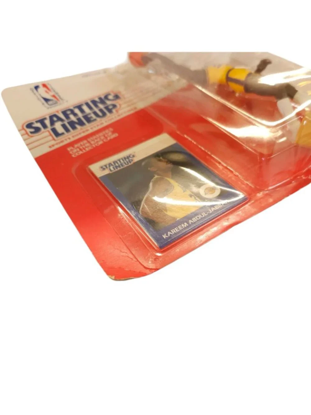 1988 Kenner Starting Lineup Kareem Abdul-Jabbar LA Lakers Figure Card NOC Sealed